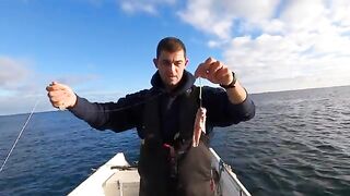 Скумбрия, кальмар и cart bait: рыбалка в Англии с лодки зимой