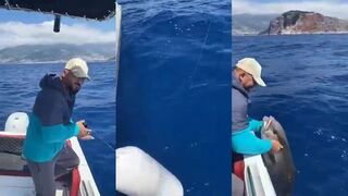 Амберджек на джиг: рыбалка в Турции с лодки у скал