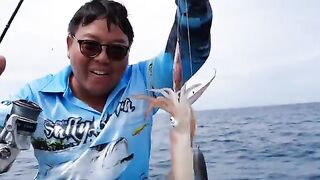 Light jigging у Тиомана - рыбалка в Малайзии при плохой погоде