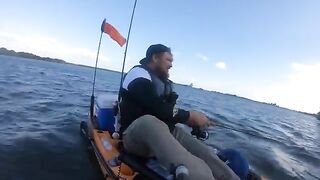 Волна у моста и Hobie Outback - рыбалка в Флориде с каяка