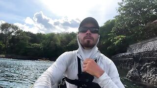 Intex Explorer K2 у северо-востока Бали: морская рыбалка на Бали с каяка