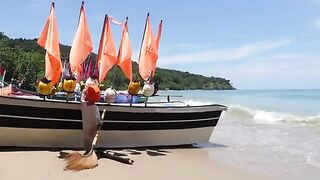 Местные longtail у Kantiang Bay - морская рыбалка в Таиланде на Ко Ланте