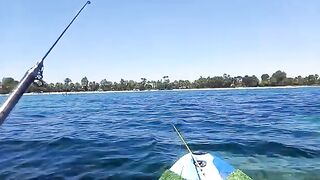 Каяк, креветка и ветер к берегу - рыбалка на Кипре