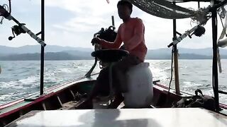 Сардина на живца и первый лодочный день на Ланте - рыбалка в Таиланде