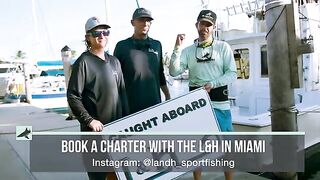 Амберджек на врэке, потом махи-махи и ваху - рыбалка в Майами