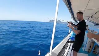 Лодка на весь день в Дальяне - рыбалка в Турции по креветке и кефали