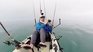 6-8 миль вниз по пляжу и yellowfin с каяка - рыбалка в Панаме