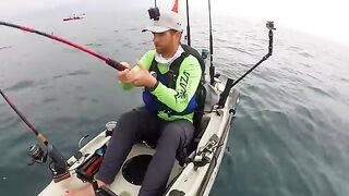 6-8 миль вниз по пляжу и yellowfin с каяка - рыбалка в Панаме