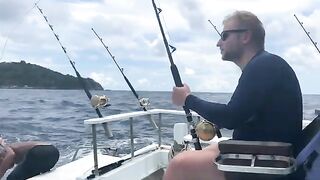 Рыбалка на Пхукете у островов Рача: троллинг по пути и тунец на борту