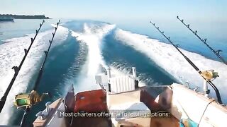 Рыбалка в США: первый глубоководный чартер с троллингом и донкой