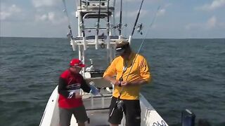 Камбала, кобия и tripletail у Port Canaveral - рыбалка во Флориде