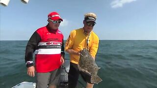 Камбала, кобия и tripletail у Port Canaveral - рыбалка во Флориде