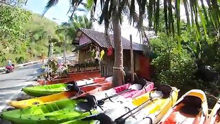 Каяк от Януй и выход к камням - морская рыбалка на Пхукете