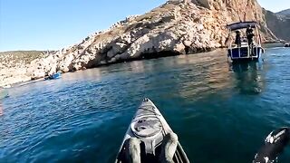 Февраль после шторма - морская рыбалка в Балаклаве на каяке