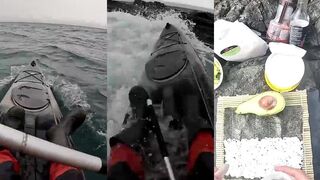 Самодур, ставрида и сломанное весло - рыбалка в Крыму с каяка