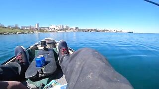 Смарида на легкий силикон - рыбалка в Севастополе с каяка