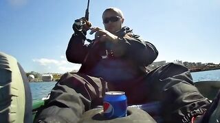 Смарида на легкий силикон - рыбалка в Севастополе с каяка