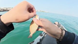 Морская рыбалка в Дубае с каяка: мост, течение и пустые поклевки