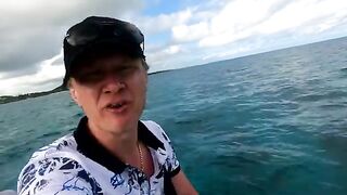 Короткий выход на катамаране и улов сразу на сковороду - морская рыбалка на Кубе