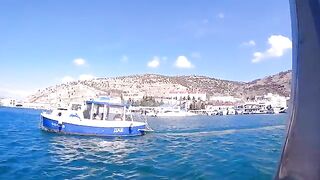 Капитан Иванович и первый выход за бухту - рыбалка с катера в Балаклаве