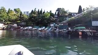 Лодочный выход к Аю-Дагу - рыбалка на Черном море вдоль скал