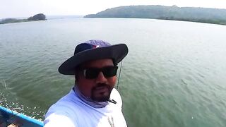 Малая лодка, камни и один GT - рыбалка на Гоа