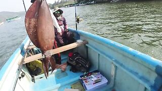 Малая лодка, камни и один GT - рыбалка на Гоа