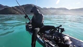 К подводной траншее на каяке - рыбалка в Новой Зеландии