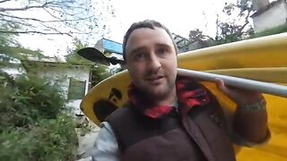 Декабрь, каяк и рыба прямо с воды - рыбалка в Лазаревском на море