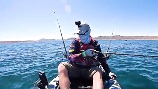 Team USA против Мексики у Ла-Паса - рыбалка в Мексике с офшорного каяка