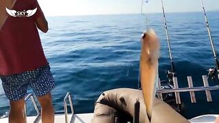 Три часа в море, купание и ставрида - морская рыбалка в Лазаревском