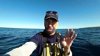 Голубой тунец с малой моторки - рыбалка на Сахалине