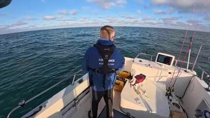 После ремонта на reef и wreck - рыбалка в Англии у Eastbourne