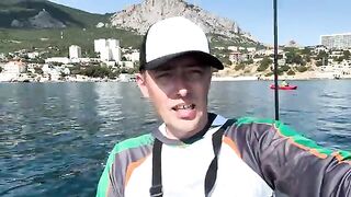 Пеламида с каяка на троллинг и пилькер - рыбалка в Черном море