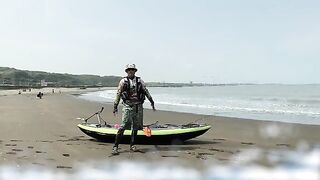 Пальцепёр у Linkou Powerplant - рыбалка на Тайване с каяка