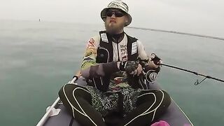 Пальцепёр у Linkou Powerplant - рыбалка на Тайване с каяка