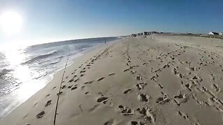 Striper, bluefish и переворот каяка в прибое - рыбалка в США у Нью-Джерси