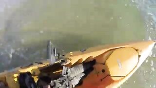 Striper, bluefish и переворот каяка в прибое - рыбалка в США у Нью-Джерси