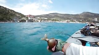 Морской карась, ставрида и ласкирь - рыбалка на Черном море с каяка в Крыму