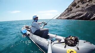 Морской карась, ставрида и ласкирь - рыбалка на Черном море с каяка в Крыму