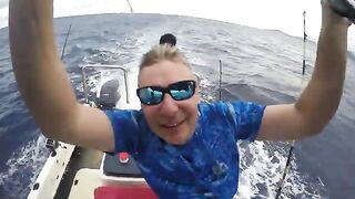 Ливень, малая лодка и ваху - рыбалка на Сейшелах