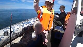 Камбала у мыса Свободный - рыбалка на камбалу на Сахалине