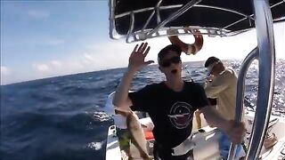 Amberjack на 300 ft у Playa del Carmen - рыбалка в Мексике