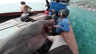 Смена точек и несколько рыб на борту - рыбалка в Дананге