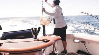 Шторм и blue marlin mayhem на Азорах - рыбалка в Атлантическом океане