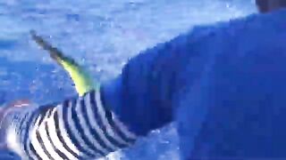 После качки все же подняли махи-махи - рыбалка в Доминикане