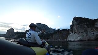 Симеиз, скорпена и кровь прямо на каяке - рыбалка на Черном море