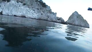 Симеиз, скорпена и кровь прямо на каяке - рыбалка на Черном море