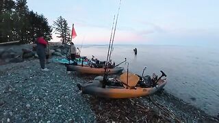 Bucket list halibut с каяка - рыбалка в Тихом океане