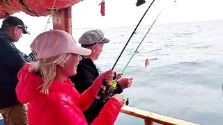 Сколько удалось поймать на прогулочном катере - морская рыбалка в Мерсине
